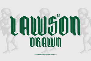 Related font CS Lawson Drawn