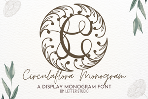 Related font Circulaflora Monogram