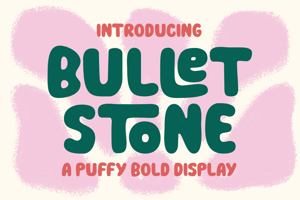 Related font Bullet Stone