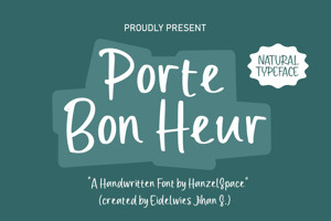 Related font Porte Bon Heur