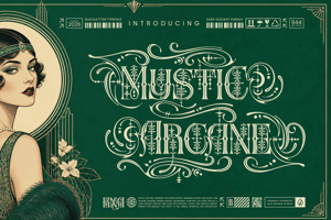 Related font Mystic Arcane