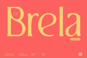 Related font CS Brela Drawn