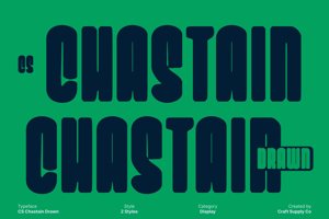 Related font CS Chastain Drawn