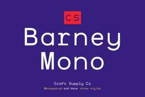 CS Barney Mono