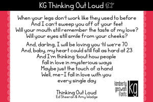 KG Thinking Out Loud