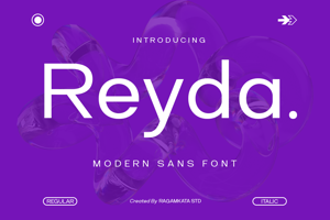 Related font Reyda