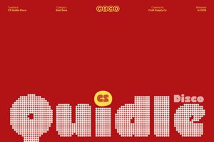 Related font CS Quidle Disco