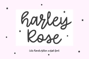 Related font Harley Rose