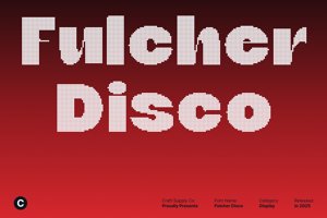 Related font Fulcher Disco