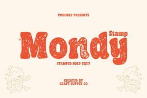 Related font CS Mondy Stamp