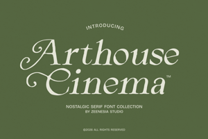 Related font Arthouse Cinema