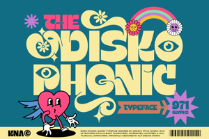 Related font Disko Phonic