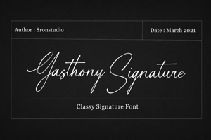 Gasthony Signature