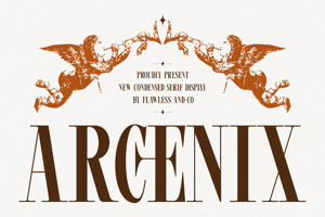 Related font ARCENIX