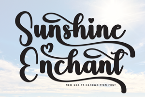 Related font Sunshine Enchant