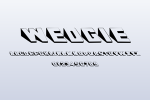 Related font Wedgie
