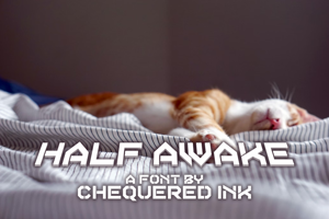 Related font Half Awake