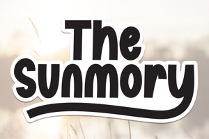 Related font The Sunmory