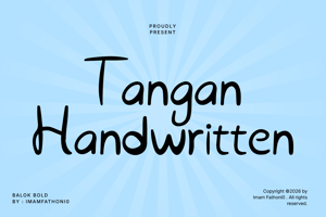 Related font Tangan Handwritten