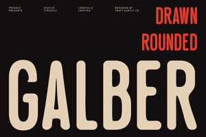 Galber Rounded Drawn