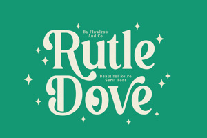 Related font RUTLEDOVE