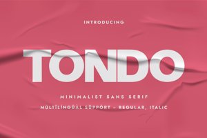 Related font TONDO