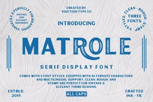 Matrole Vintage Font