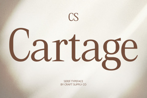 Related font CS Cartage