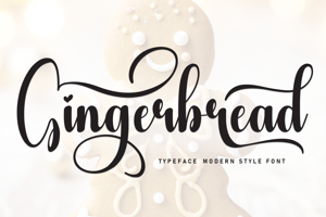 Related font Gingerbread