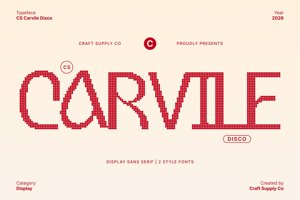 Related font CS Carvile Disco