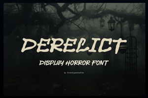 Related font Derelict