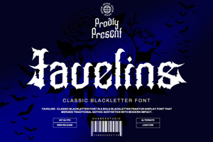 Related font Tavelins