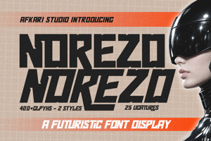 Related font Norezo