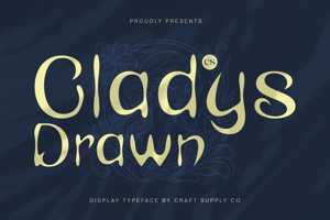 Related font CS Gladys Drawn