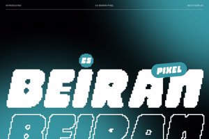 Related font CS Beiran Pixel