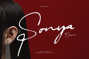 Related font CS Sonya Drawn
