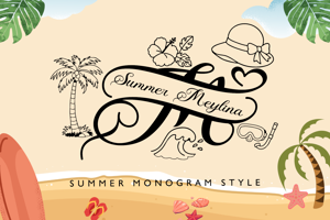 Related font Summer Meylina