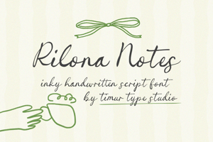 Related font Rilona Notes