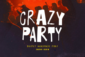 Related font Crazy Party