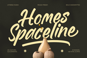 Related font Homes Spaceline VERSION