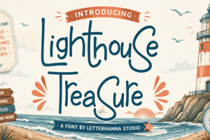 Related font Lighthouse Treasure