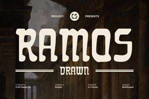 Related font CS Ramos Drawn