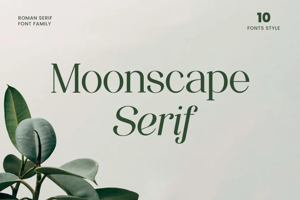 Related font Moonscape Serif Classic Wedding