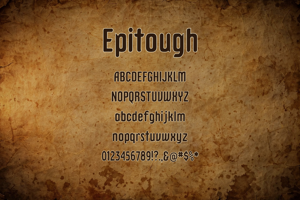 Related font Epitough