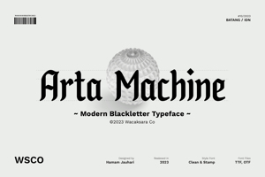 Arta Machine Blackletter
