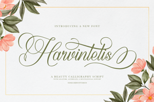 Related font Harvintelis