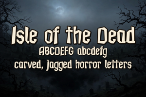 Related font Isle of the Dead