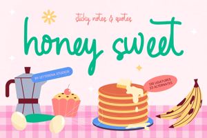 Related font Honey Sweet VERSION