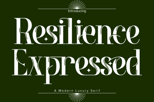 Related font Resilience Expressed