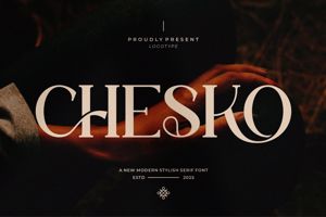 Related font Chesko